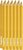 Kredki Bambino, w oprawie drewnianej, trójkątne, 12 sztuk, żółty