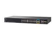 Cisco Small Business SG350X-24PD Managed L2+/L3 Gigabit Ethernet (10/100/1000) Power over Ethernet (PoE) 1U Schwarz