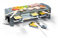 Domo DO9039G raclette grill 8 person(s) 1300 W Black, Grey