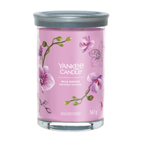 Yankee Candle Signature bougie en cire Cylindre Fruité, Orchidée Violet 1 pièce(s)