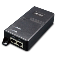PLANET High Power PoE+ Gigabit Ethernet Injector IEEE802.3at, 30 Watt, All-in-one Pack