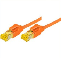 Tecline 15m Cat.6A Netzwerkkabel Orange Cat6a S/FTP (S-STP)