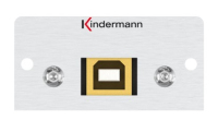 Kindermann 7444000528 Steckdose USB B Aluminium