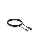 ICY BOX IB-CB020-C kabel HDMI 1,8 m HDMI Typu A (Standard) Czarny, Srebrny