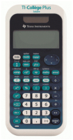 Texas Instruments TI College Plus calculatrice Poche Calculatrice scientifique Noir, Bleu, Blanc