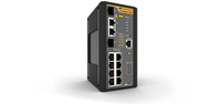 Allied Telesis AT-IS230-10GP-80 Géré L2 Gigabit Ethernet (10/100/1000) Connexion Ethernet, supportant l'alimentation via ce port (PoE) Noir