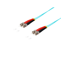 S-Conn 77903/3 Glasvezel kabel 3 m ST OM3 Turkoois