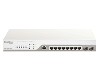 D-Link DBS-2000-10MP hálózati kapcsoló Vezérelt L2 Gigabit Ethernet (10/100/1000) Ethernet-áramellátás (PoE) támogatása Szürke