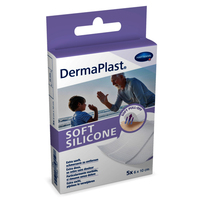 DermaPlast Soft Silicone 6 x 10 cm 5 Stück(e)