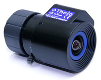 Theia MY110M lencse és szűrő IP Kamera Ultra nagylátószögű objektív Fekete