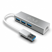 Inca IUSB-03T interface hub USB 3.2 Gen 1 (3.1 Gen 1) Type-A Aluminium