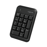 LogiLink ID0201 clavier numérique Ordinateur portable Bluetooth Noir