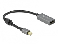 DeLOCK 66570 Videokabel-Adapter 0,2 m Mini DisplayPort HDMI Typ A (Standard) Schwarz, Grau