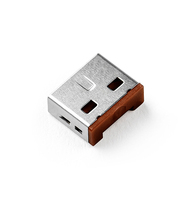 Smartkeeper UL03PKBN bloqueur de port Bloqueur de port + clé USB Type-A Marron 6 pièce(s)