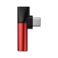 Baseus CATL41-91 cambiador de género para cable Negro, Rojo