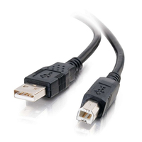 C2G 3 m USB 2.0 A/B-Kabel – schwarz (9,8 ft)