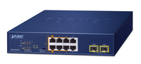 PLANET 2-Port 10/100/1000T 802.3bt Non gestito Gigabit Ethernet (10/100/1000) Supporto Power over Ethernet (PoE) Blu