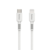 Hama 00187284 USB Kabel 1 m USB C Lightning Weiß