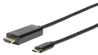 Microconnect USB3.1CHDMI1 adaptador de cable de vídeo 1 m HDMI USB Tipo C Negro