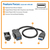 Tripp Lite U325-001-KPA-BK kabel USB 0,3 m USB 3.2 Gen 1 (3.1 Gen 1) USB A Czarny
