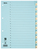Biella 0462442.00 Tab-Register Numerischer Registerindex Karton Blau, Gelb