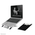Neomounts NSLS100 stojak na laptop Półka wysięgnikowa na notebooka Srebrny 55,9 cm (22")