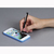 Hama | TABLET Lápiz Stylus para tablet, iPad, móvil, con clip para sujetarlo, color negro.