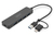 Digitus DA-70235 interface hub USB 3.2 Gen 1 (3.1 Gen 1) Type-A + Type-C 12000 Mbit/s Zwart
