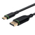 Microconnect MC-USBCDP5 câble vidéo et adaptateur 5 m USB Type-C DisplayPort Noir