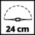 Einhell GC-CT 18/24 Li P 24 cm Batterij/Accu Zwart, Rood