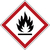 Brady GHS Symbol - Flammable 4 pcs