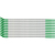 Brady SCN-09-S kabelmarker Zwart, Wit Nylon 300 stuk(s)