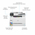HP Color LaserJet Pro MFP M282nw, Kleur, Printer voor Printen, kopiëren, scannen, Printen via USB-poort aan voorzijde; Scannen naar e-mail; ADF voor 50 vel ongekruld