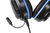 Deltaco GAM-127 fejhallgató és headset Vezetékes Sisakbeszélő Játék Fekete, Kék