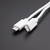 Qoltec 52344 kabel USB 1,4 m USB 2.0 USB C Biały