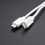 Qoltec 52346 cable USB USB 2.0 2 m USB C Blanco