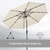 Outsunny 840-125CW patio umbrella White