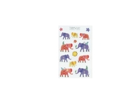 Aufkleber bsb Sticker Turnowsky, bunte Elefanten