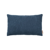 Kissenbezug -BOUCLE- Midnight Blue 30 x 50 cm. Material: 90% Polyester, 10%