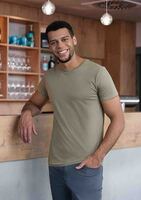 Herren Workwear T-Shirt Casual-Flair, aus nachhaltigem Material , GR. L ,
