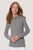 Damen Longsleeve-Poloshirt MIKRALINAR®, titan, S - titan | S: Detailansicht 7