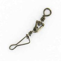 Swivel Clip X 12 Freshwater Fishing Swivels - Bronze - 2