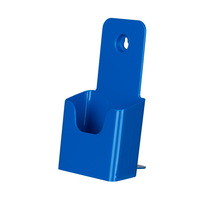 Prospekthalter / Wandprospekthalter / Prospekthänger / Tisch-Prospektständer / Prospekthalter „Color“ | blau Lang DIN 40 mm