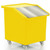 140 Litre Mobile Ingredient Trolley - Stainless Steel (R206C) - Yellow