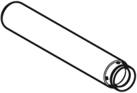 Abgangsrohr 32mm m.O-Ring zu WT-Siphon GEBERIT # 241.408.11.1 alpinweiß