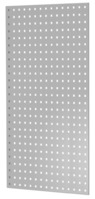 Lochplatten-Seitenblende, 90 x 1000 x 600 mm (H x T), RAL 7035 lichtgrau