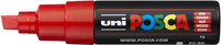 Board-Marker uni®POSCA, Strich: 8 mm, Farbe: rot