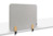 Legamaster ELEMENTS Akustik-Tischtrennwand 60x80cm grau mit Tischklammern