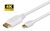 4K Mini Displayport to Displayport Cable 2m White, gold plugs 4K*2K Connects an Apple Mac with a DisplayPort-compatible display DisplayPort-Kabel