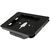 LOCKABLE TABLET STAND FOR IPAD Secure Tablet Stand - Desk or Wall-Mountable, 24.6 cm (9.7"), Black, Steel, 9.7" iPad, 1.3 cm, Key